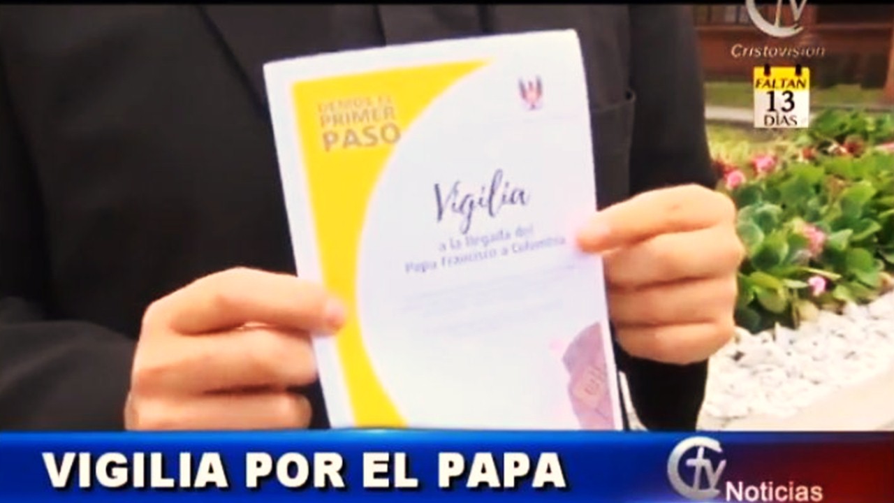 Participe en la Vigilia de Oración por la visita del Papa Francisco con Cristovisión