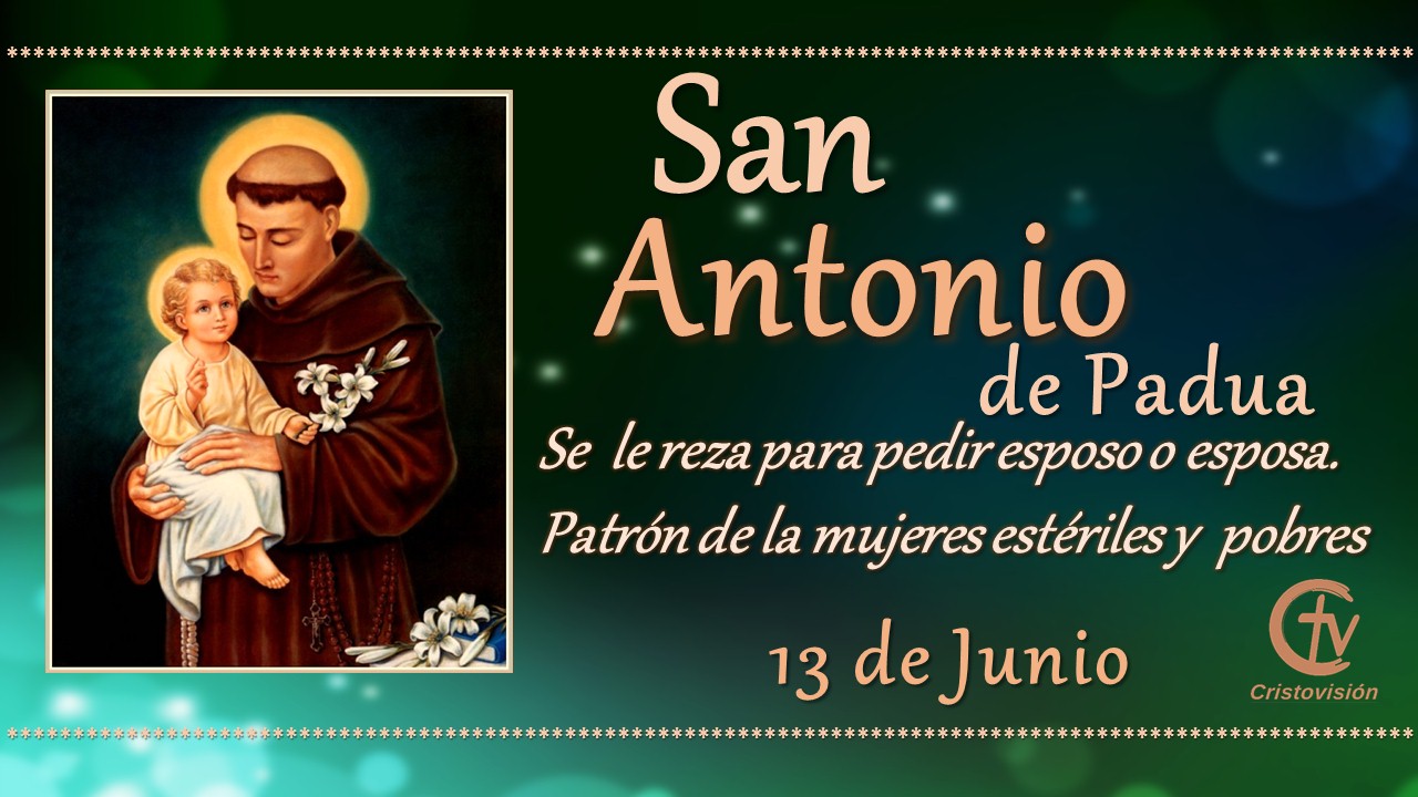 SANTO DEL DÍA || San Antonio de Padua