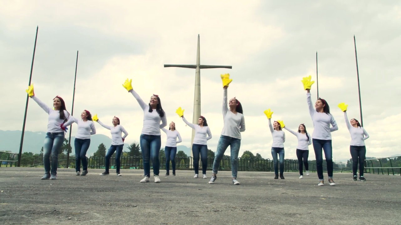 Esta es la coreografía oficial para recibir al Papa Francisco en Colombia