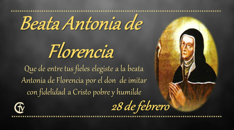 SANTO DEL DÍA || Beata Antonia de Florencia, Viuda