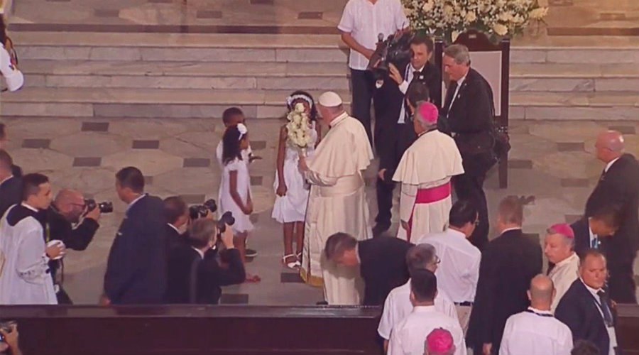 Ángelus del Papa Francisco  en Cartagena