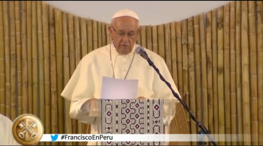 papa francisco discurso indigenas peru puerto maldonado