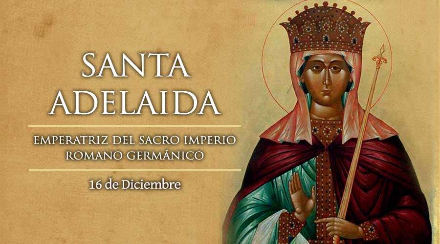 Santa Adelaida, Viuda